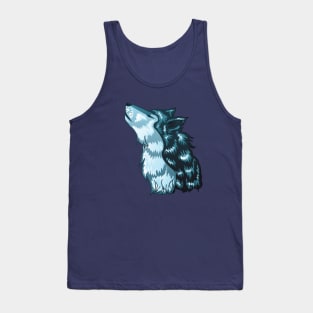 Howling Wolf Head Tank Top